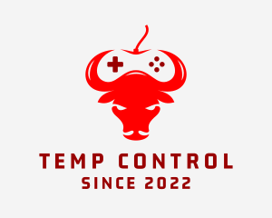 Bull Game Controller logo design