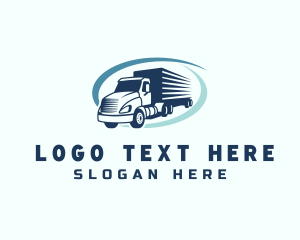 Truck - Truck Delivery Logistics logo design