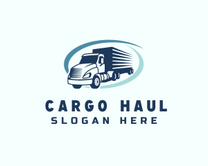 Truck Delivery Logistics logo design