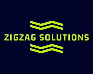 Gaming Tech Zigzag logo design