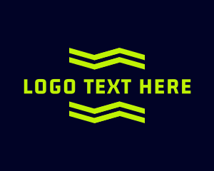 Telecommunication - Gaming Tech Zigzag logo design