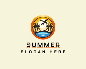 Tropical Summer Travel logo design