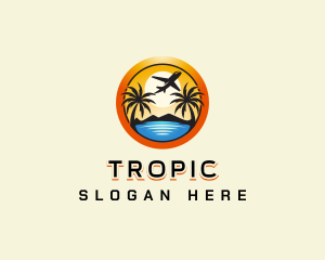 Tropical Summer Travel logo design