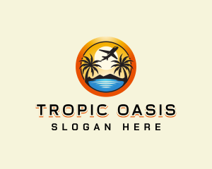 Tropical Summer Travel logo design