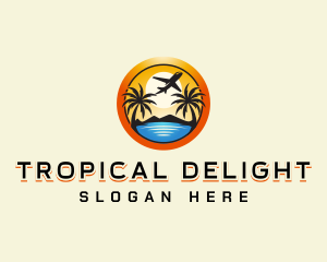 Tropical Summer Travel logo design