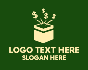 Banknote - Dollar Box logo design