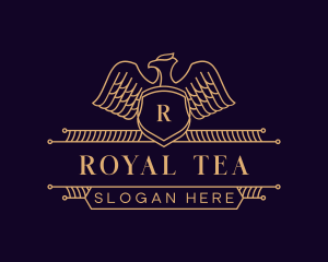 Royal Eagle Monoline logo design