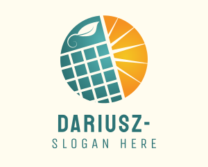 Natural Solar Panel Logo