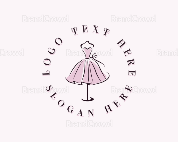 Fashion Dressmaker Boutique Logo