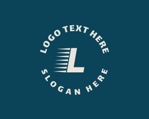 Letter - Fast Transport Delivery logo design