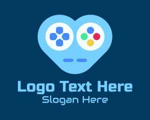 Gadget Store - Heart Game Controller logo design
