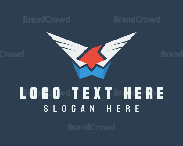 Eagle Wings Letter W Logo
