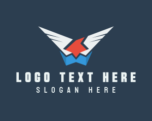 Logistic - Eagle Wings Letter W logo design