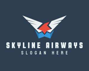 Airway - Eagle Wings Letter W logo design