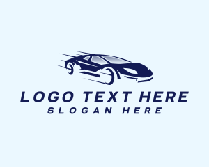 Car Racing - Fast Auto Detailing logo design