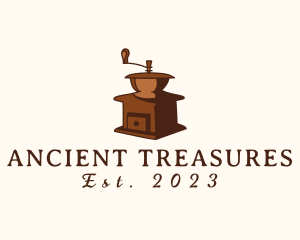 Antique Coffee Grinder logo design