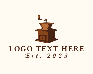 Coffeehouse - Antique Coffee Grinder logo design
