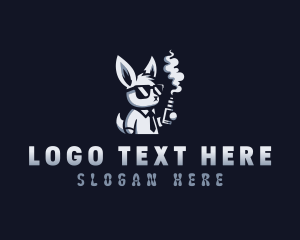 Bunny - Bunny Vape Smoker logo design
