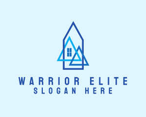 Blue Roof Real Estate Logo