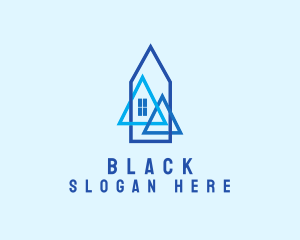 Housing - Blue Roof Real Estate logo design