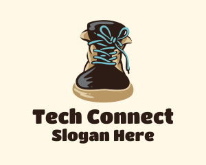 Shoelace Knot Boots Logo