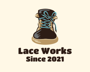 Shoelace - Shoelace Knot Boots logo design