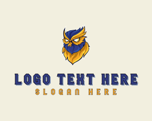 Clan - Owl Bird Streamer logo design
