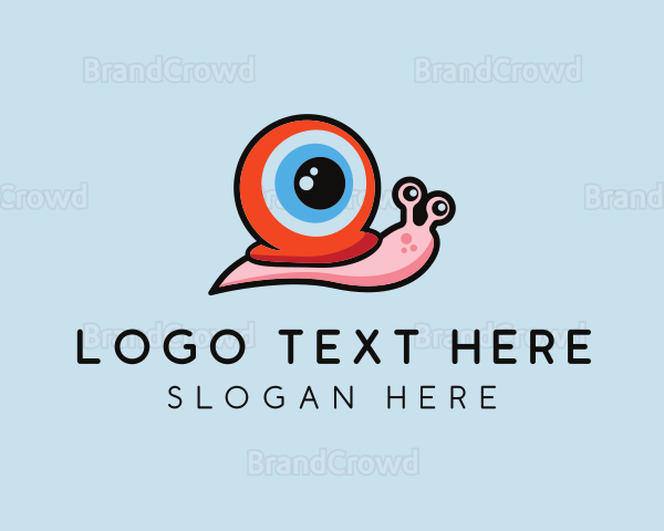 Snail Eyeball Shell Logo