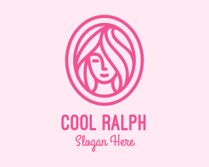 Pink Beauty Salon  logo design