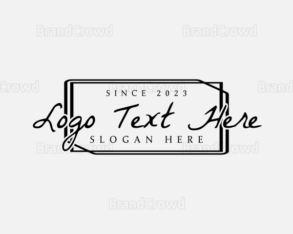 Elegant Stylish Business Logo