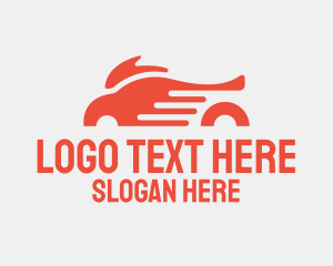 Fast - Fast Orange Motorcycle logo design