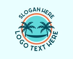 Palm Trees Hammock Logo