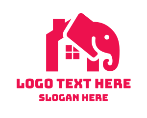 Construction - Elephant House Sanctuary logo design