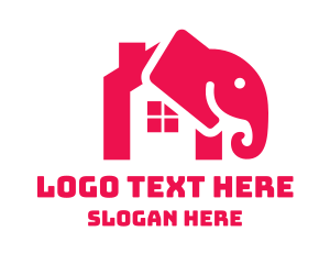 Property Management - Elephant House Sanctuary logo design