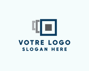 Digital Square Layers Logo