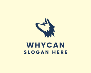 Esports - Minimalist Canine Wolf logo design