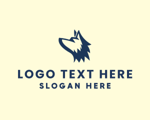 Wolf - Minimalist Canine Wolf logo design