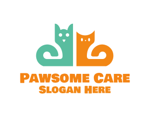 Cats Feline Vet logo design