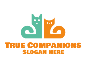 Friendship - Cats Feline Vet logo design