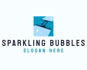 Sparkling - Sparkling Squeegee Cleaning logo design