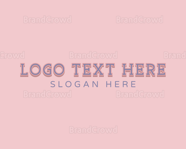 Fun Quirky Wordmark Logo