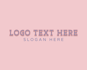 Faux Flower - Fun Quirky Wordmark logo design