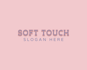 Soft - Fun Quirky Wordmark logo design