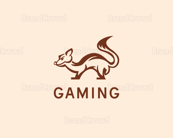 Squirrel Woodland Animal Logo