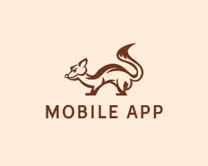 Squirrel Woodland Animal  Logo