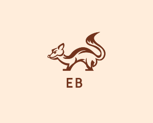 Creature - Squirrel Woodland Animal logo design