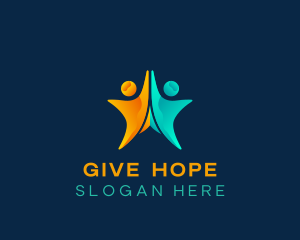 Donation - Star Support People logo design