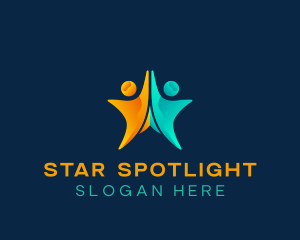 Star Support People logo design