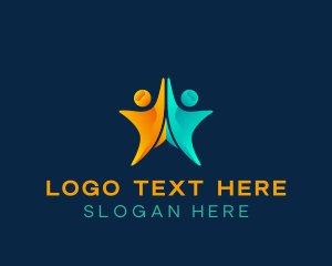 Star - Star Support People logo design