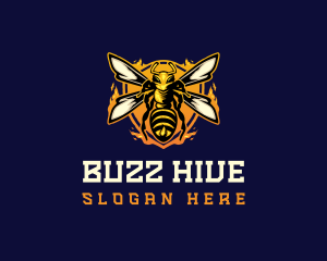  Insect Wasp Hornet logo design